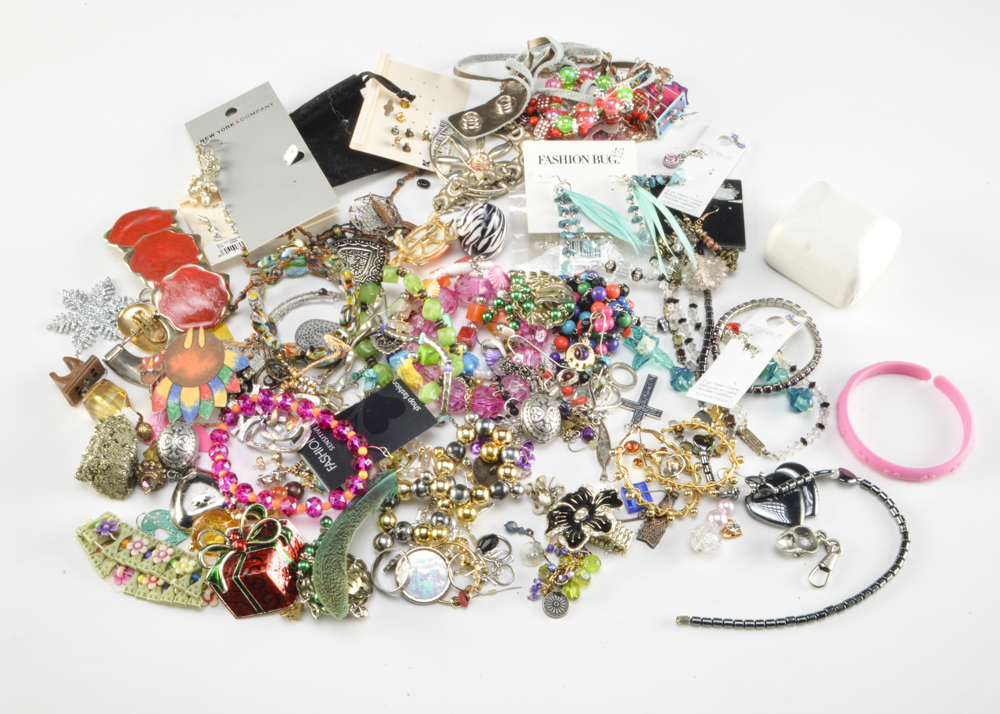 Large Lot of Costume Jewelry