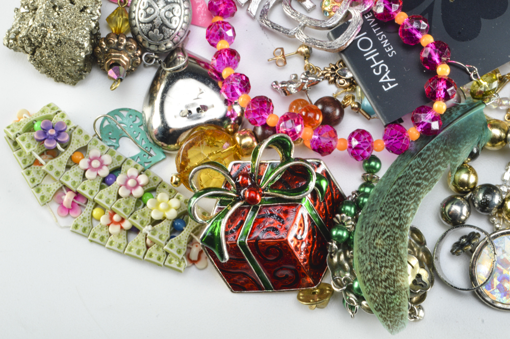Large Lot of Costume Jewelry