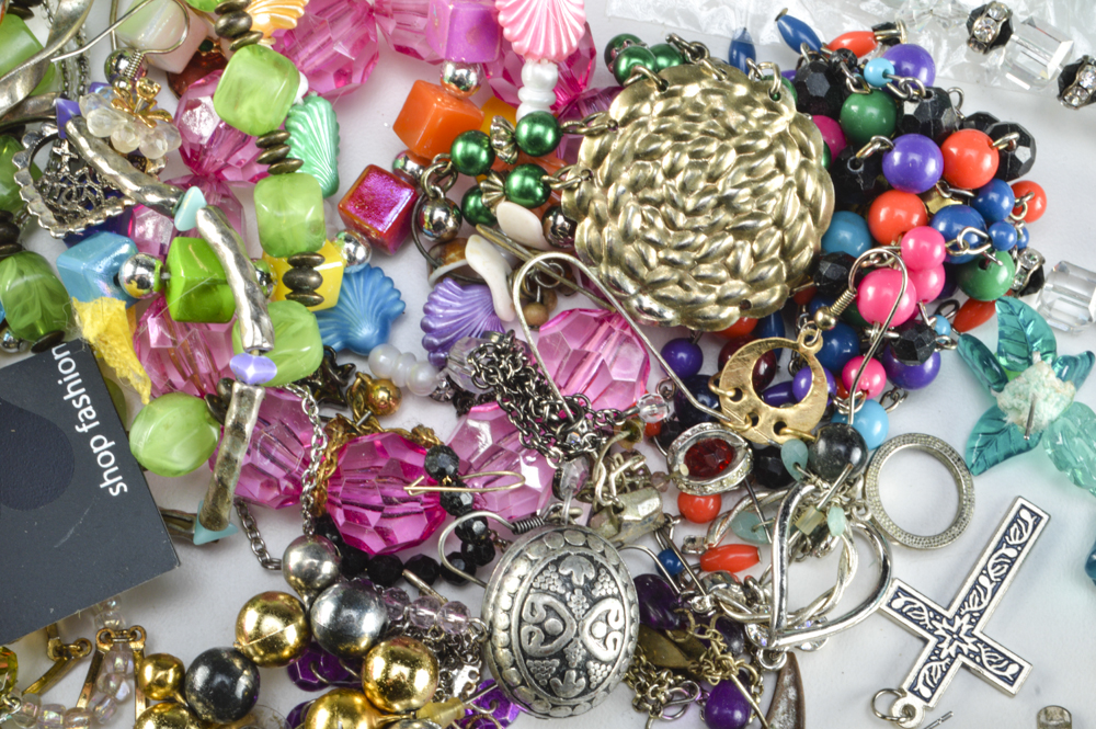 Large Lot of Costume Jewelry