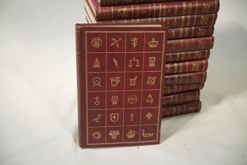 Complete 1956 Pictured Knowledge Encyclopedia Set