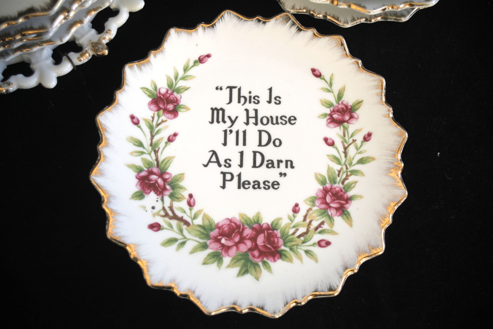 Charming Collection of Vintage Plates and Butter Pats