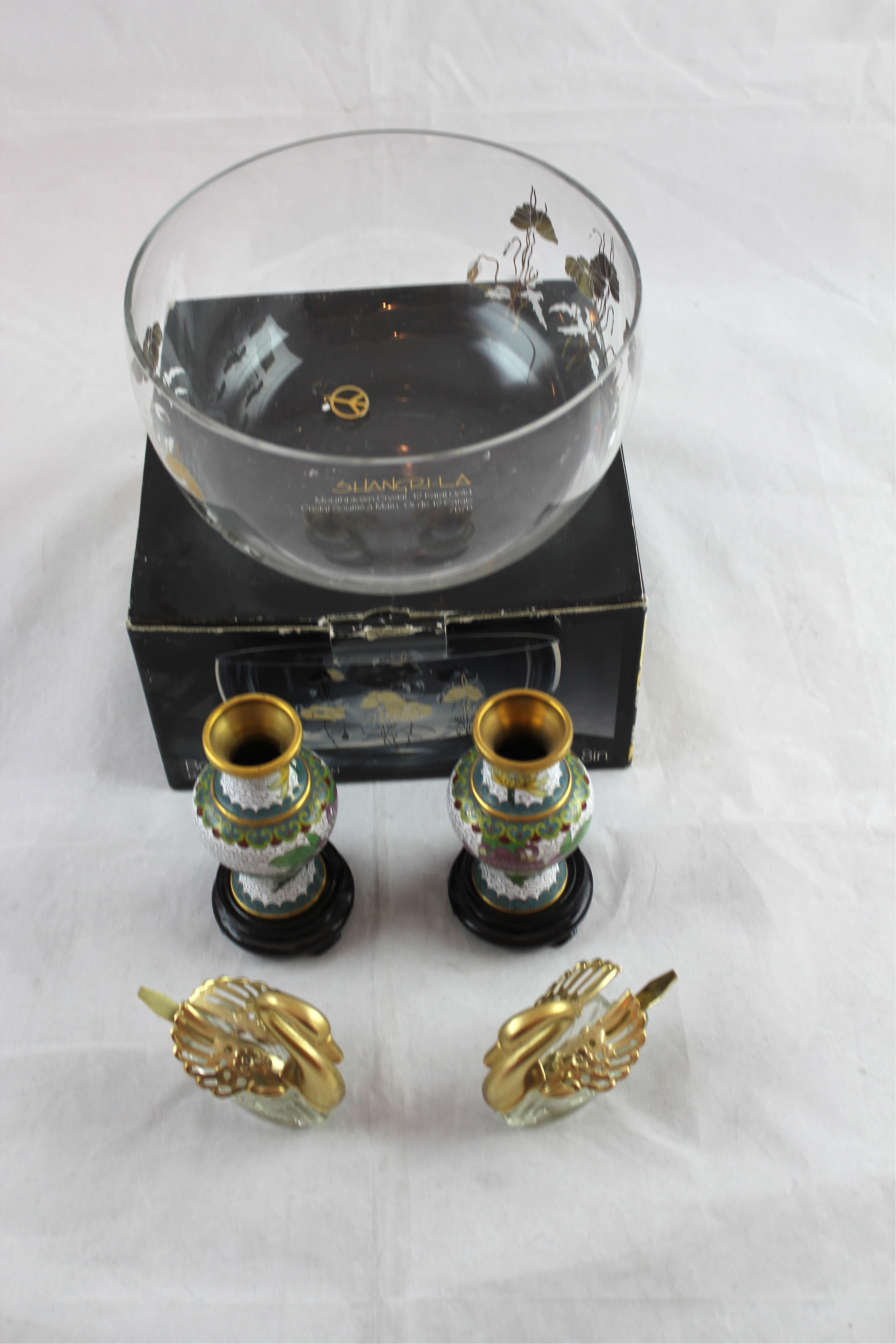 Collection of  Asian Inspired Decorative Accents