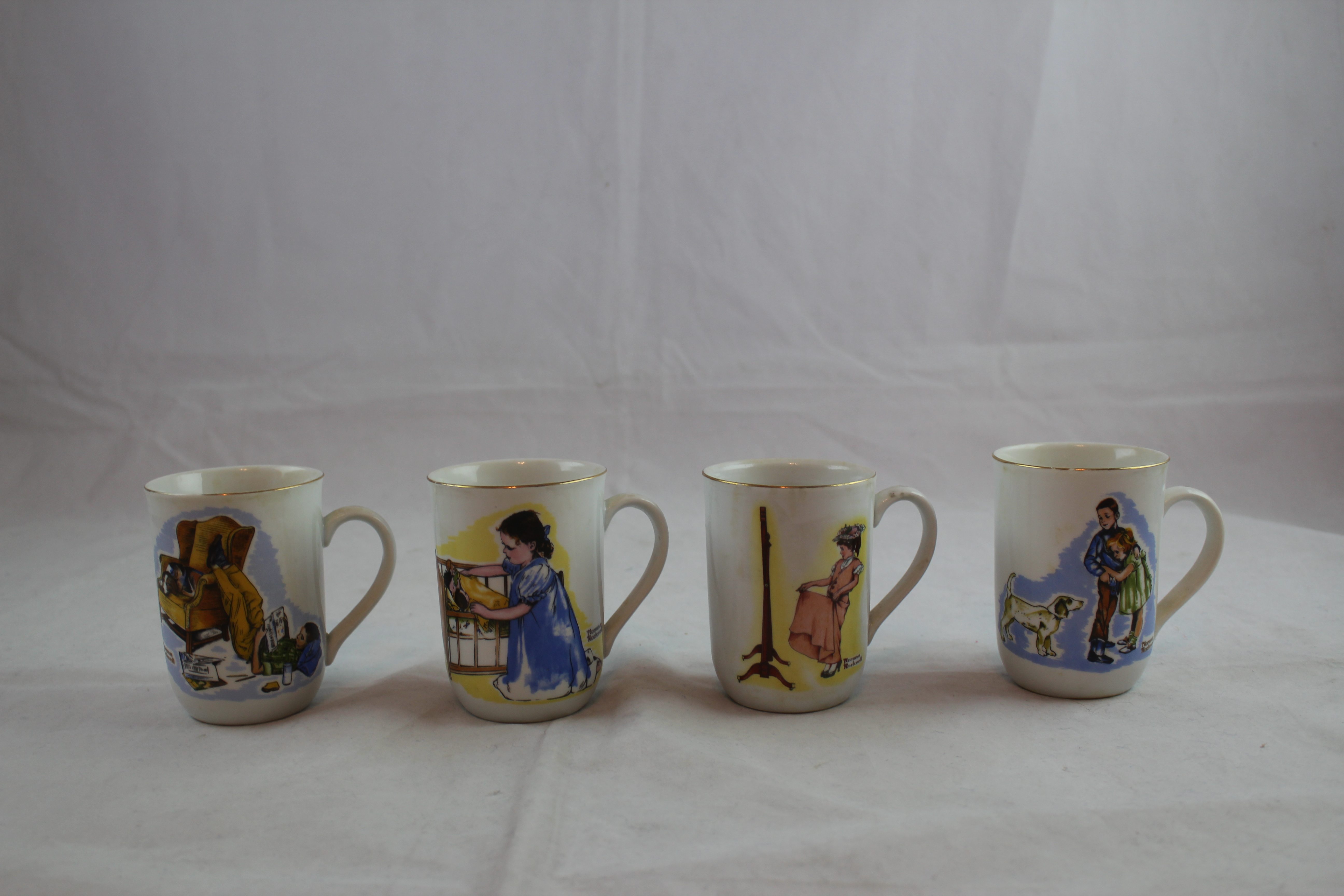 Vintage Norman Rockwell Mugs
