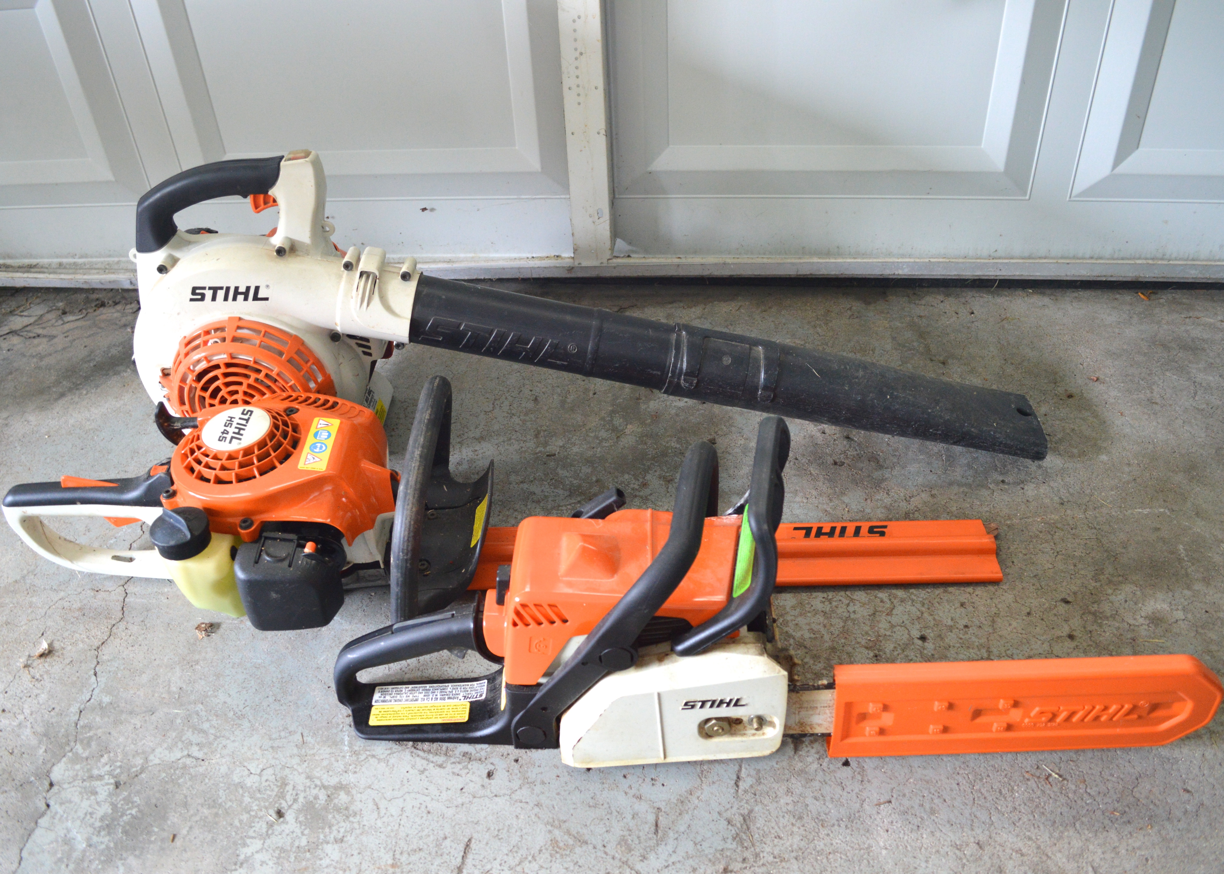 Stihl Chainsaw, Hedge Trimmer and Leaf Blower