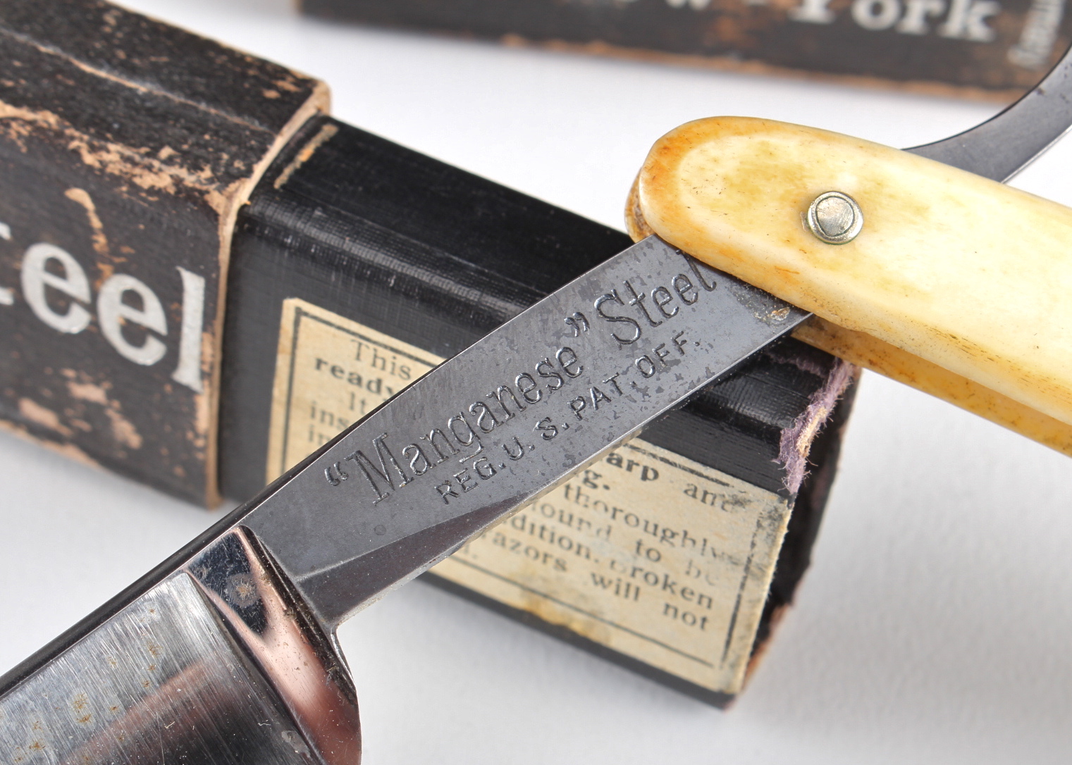Vintage Straight Razor in Original Packaging