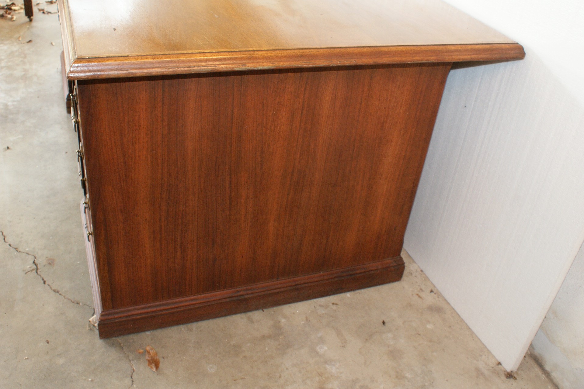 Vintage Walnut Veneer Desk