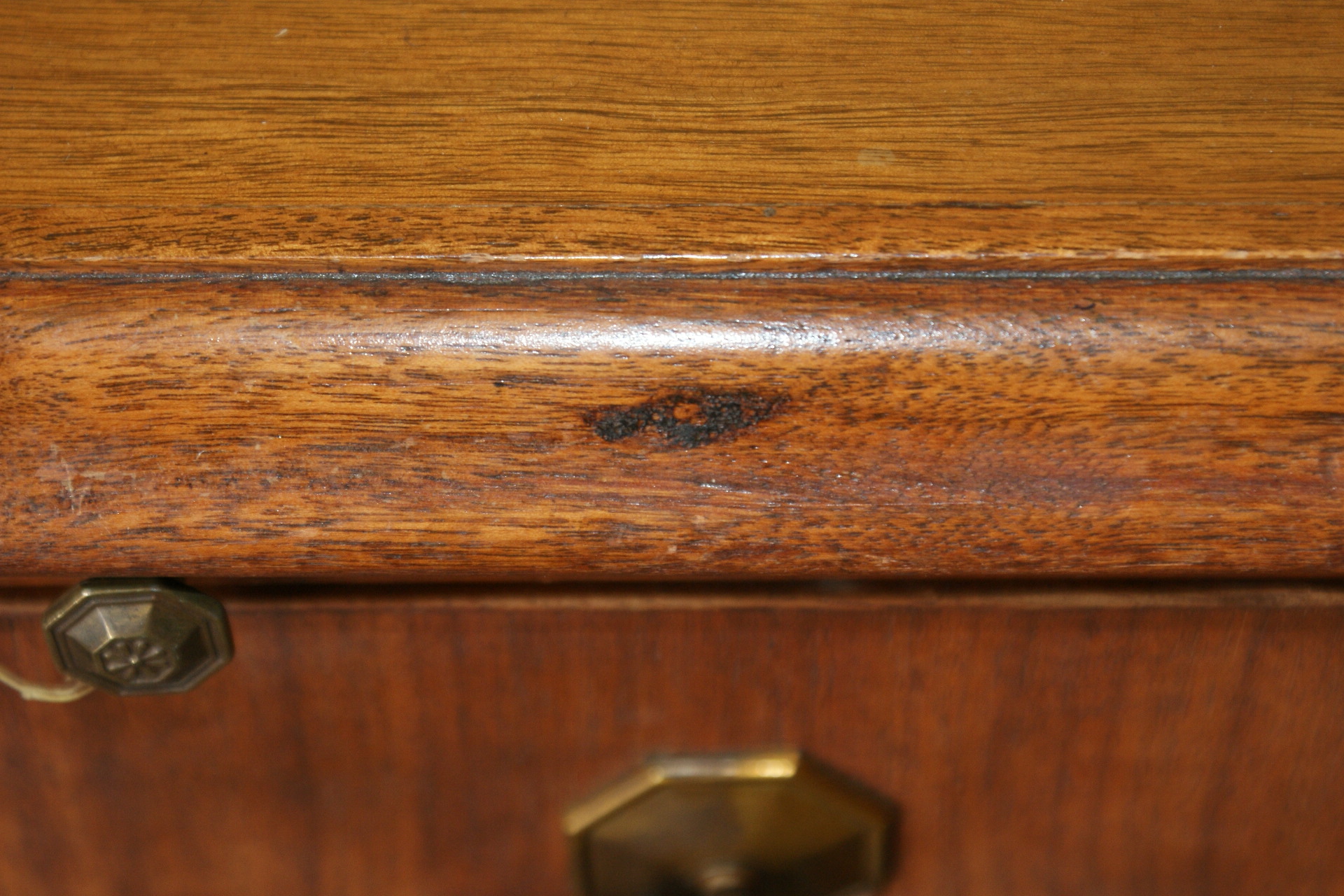 Vintage Walnut Veneer Desk