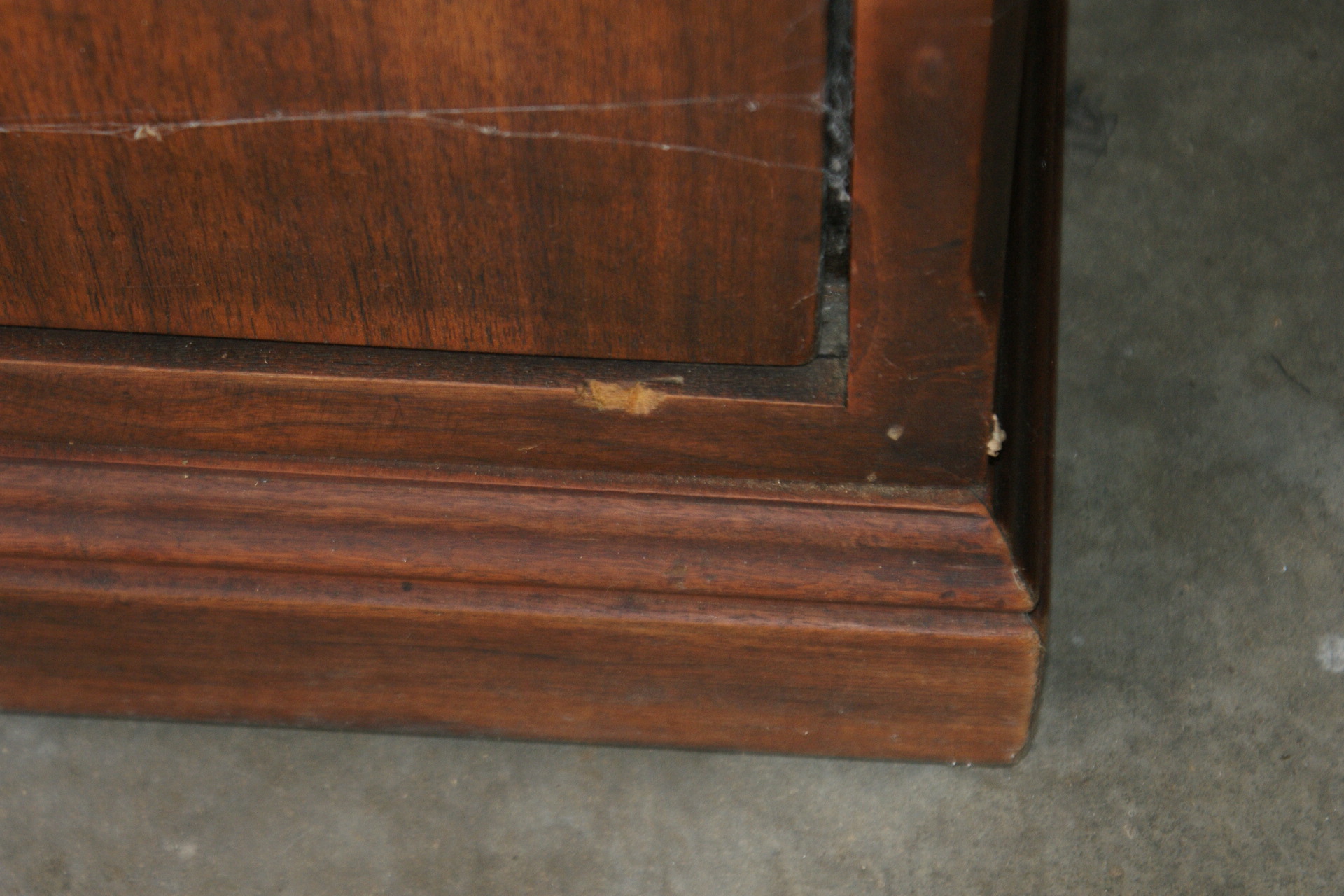 Vintage Walnut Veneer Desk