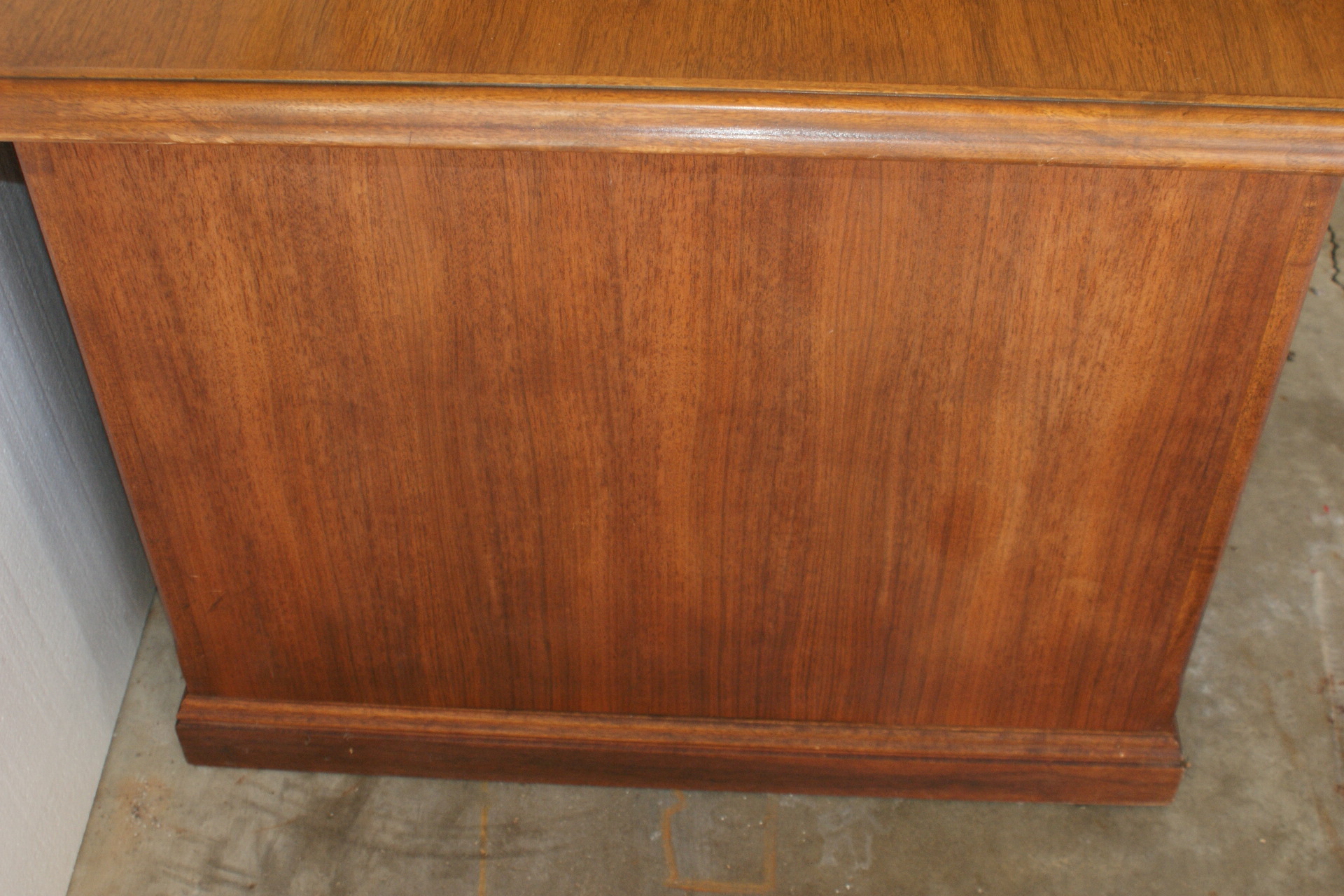 Vintage Walnut Veneer Desk