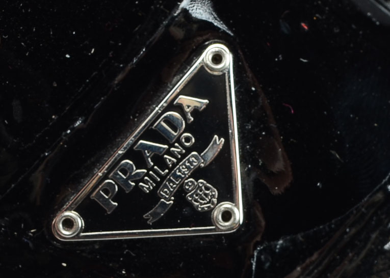 Pair of Prada Black Patent Leather Loafers