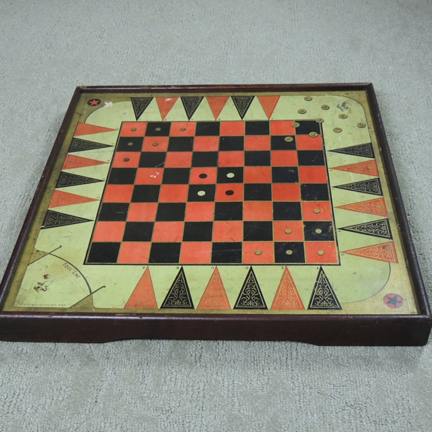 Antique McLaughlin Bros. Game Board