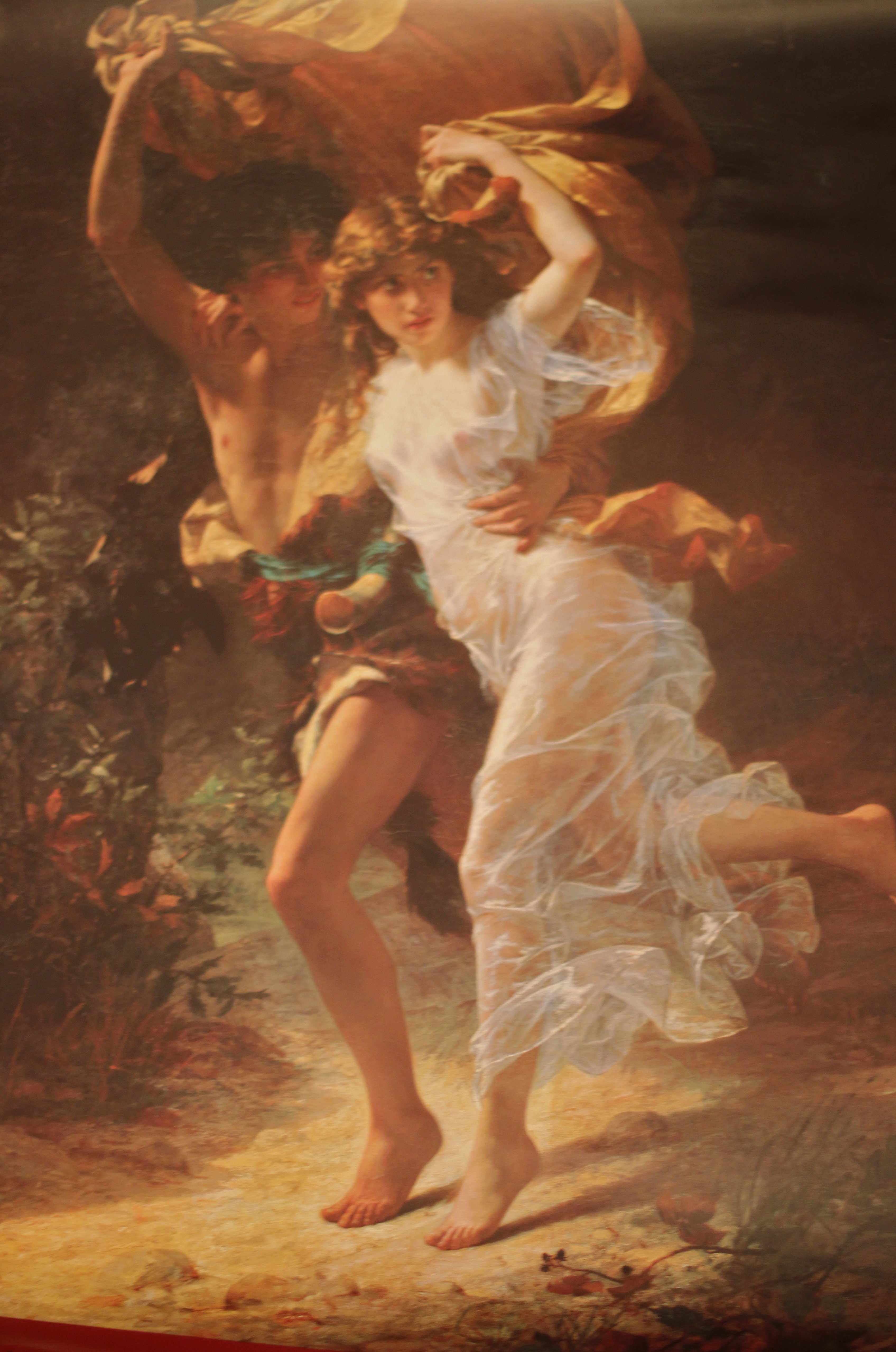 Poster of "The Storm" by Pierre-Auguste Cot