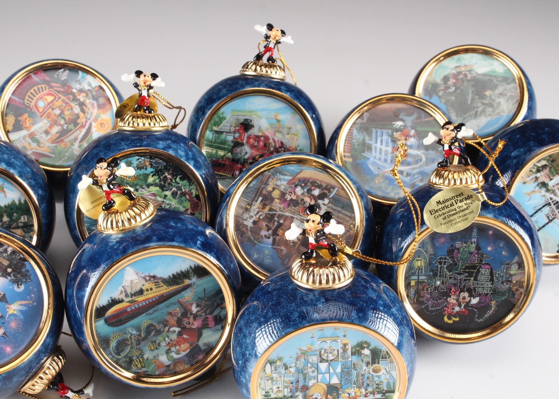 Disney Heirloom Porcelain Ornament Lot