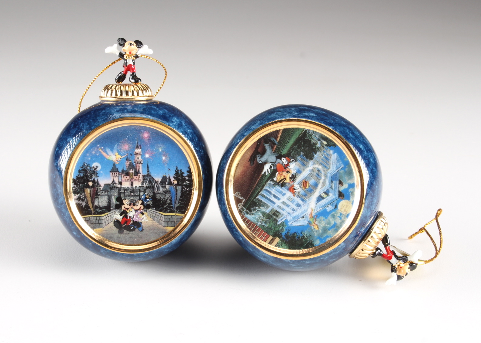 Disney Heirloom Porcelain Ornament Lot