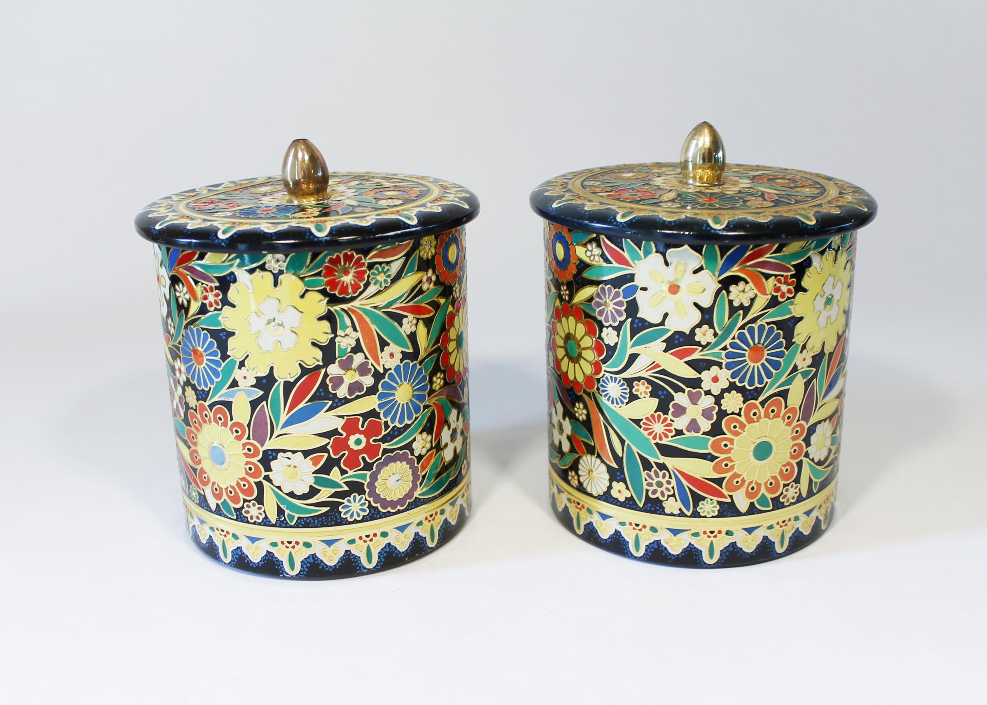 Vintage Enameled Holland Tins