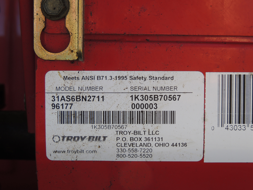 Troy-Bilt Storm 5.5 HP Snow Blower