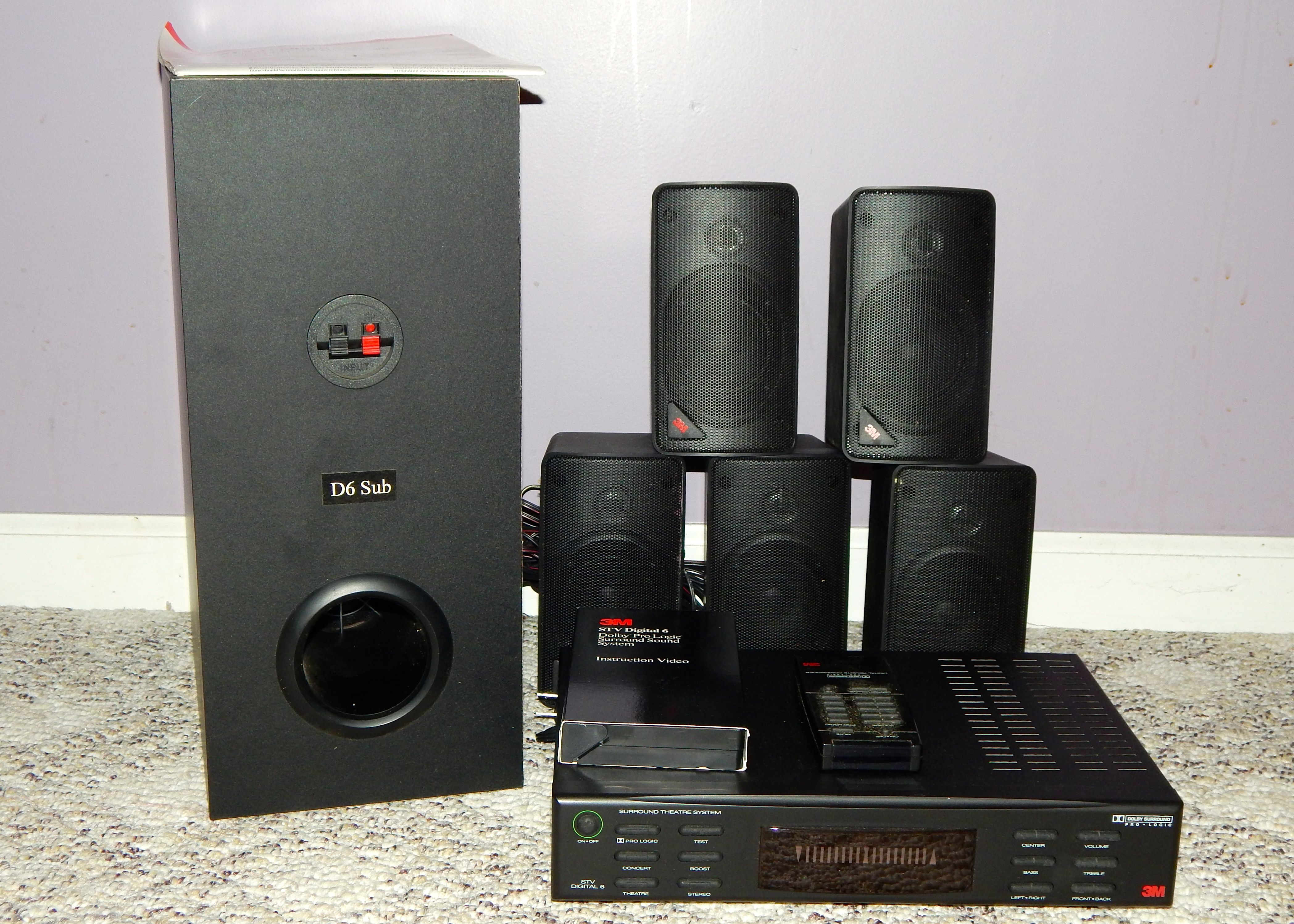 3M Complete Home Theatre Surround System