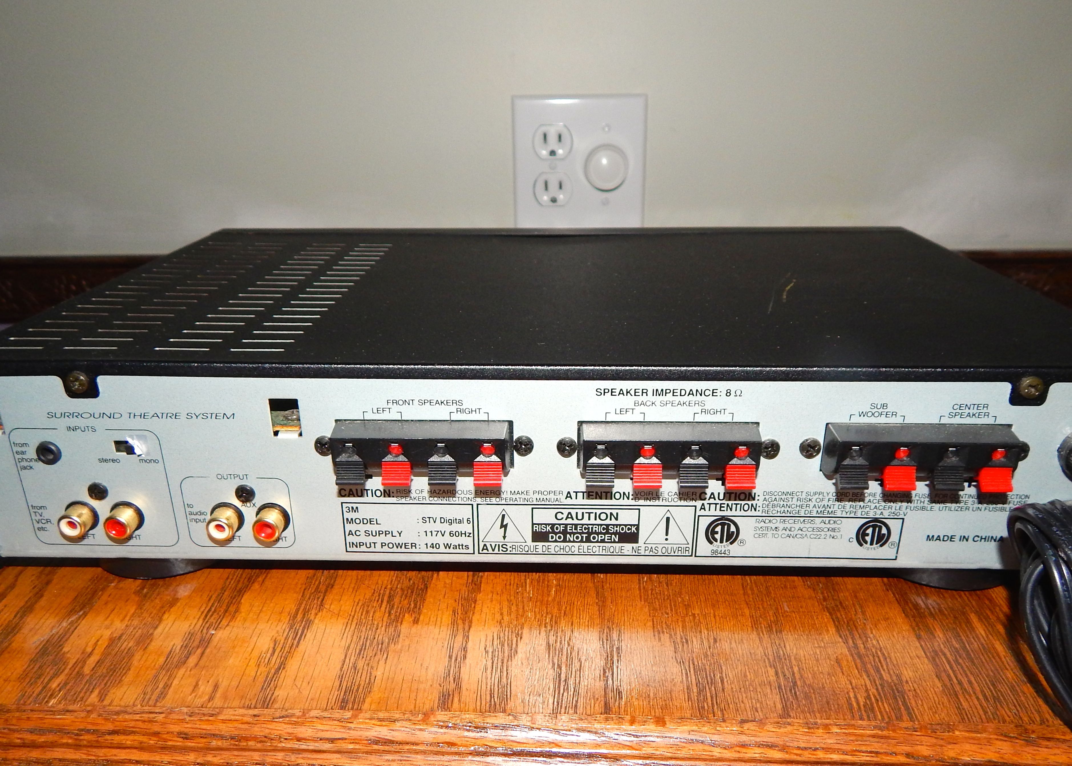 3M Complete Home Theatre Surround System