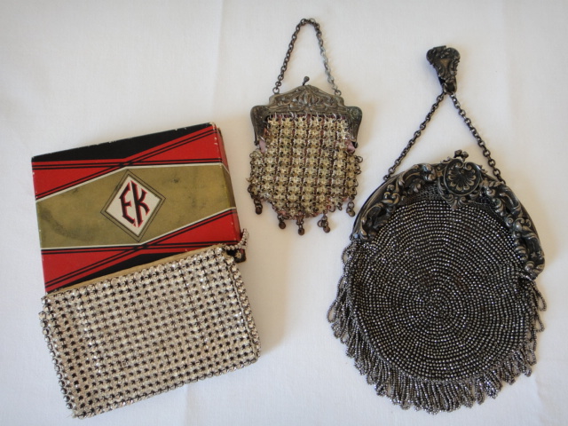 Antique Art Deco & Reinstone Lady's Purses