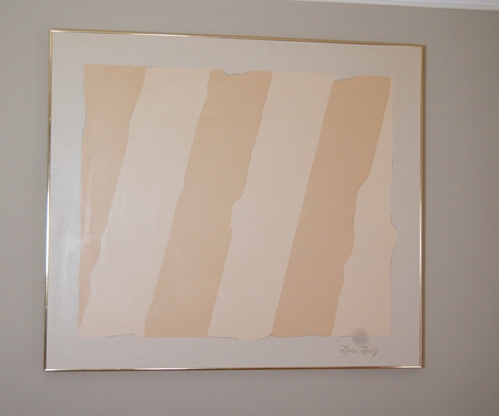 Linda Lantz Original Painting in Beige and Taupe
