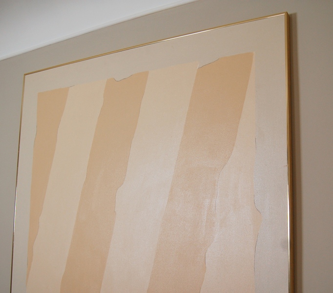 Linda Lantz Original Painting in Beige and Taupe