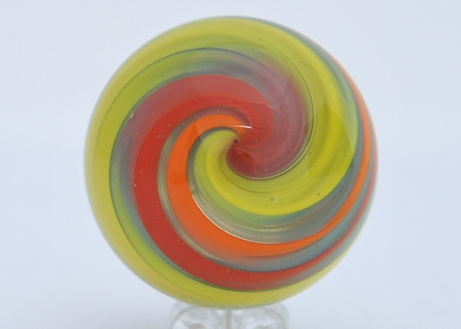 Four Handmade Marbles by Rick Davis