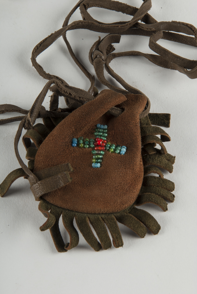 Two Vintage Native American Leather Pieces