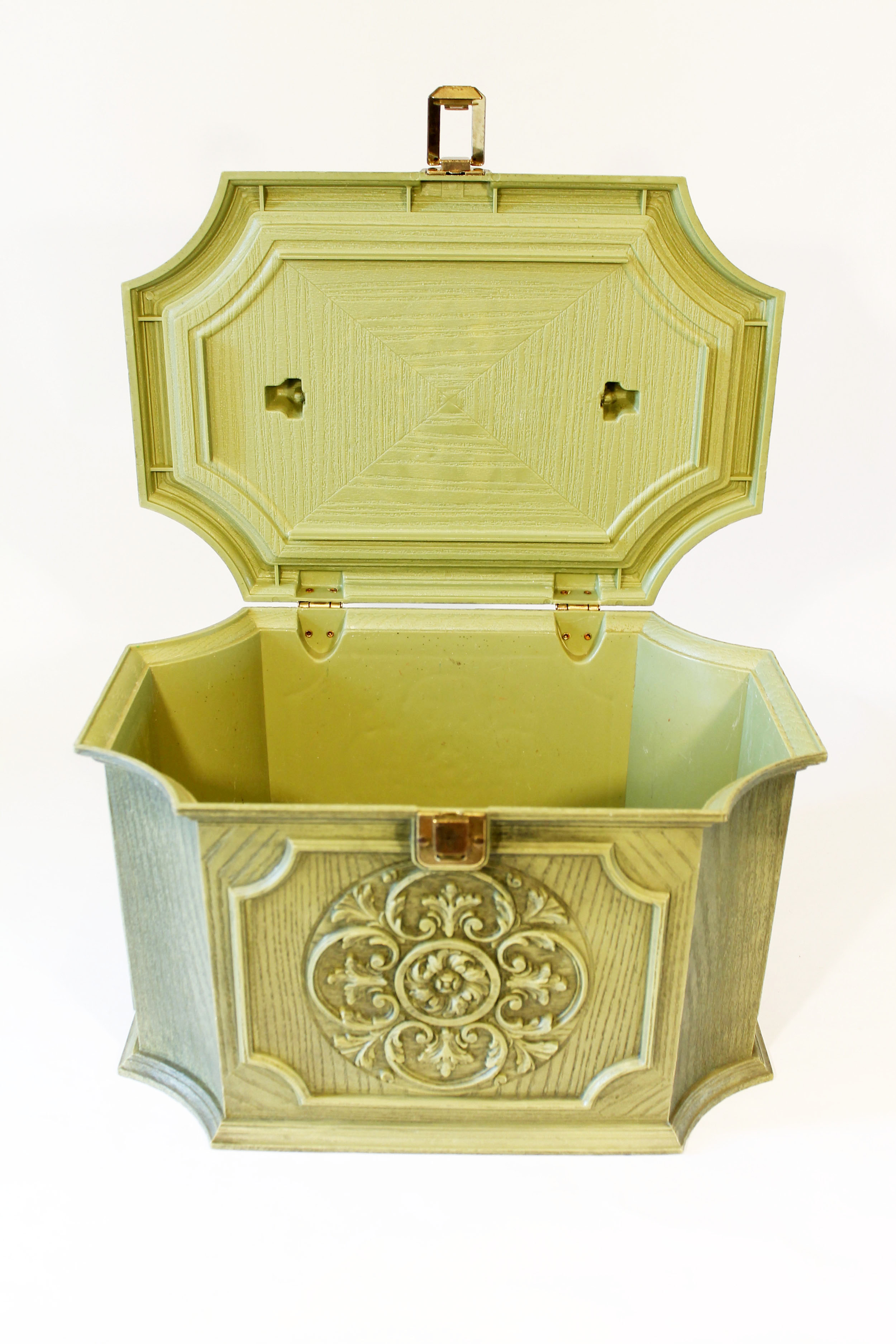 Vintage Max Klein Wonder Wood Sewing Chest 