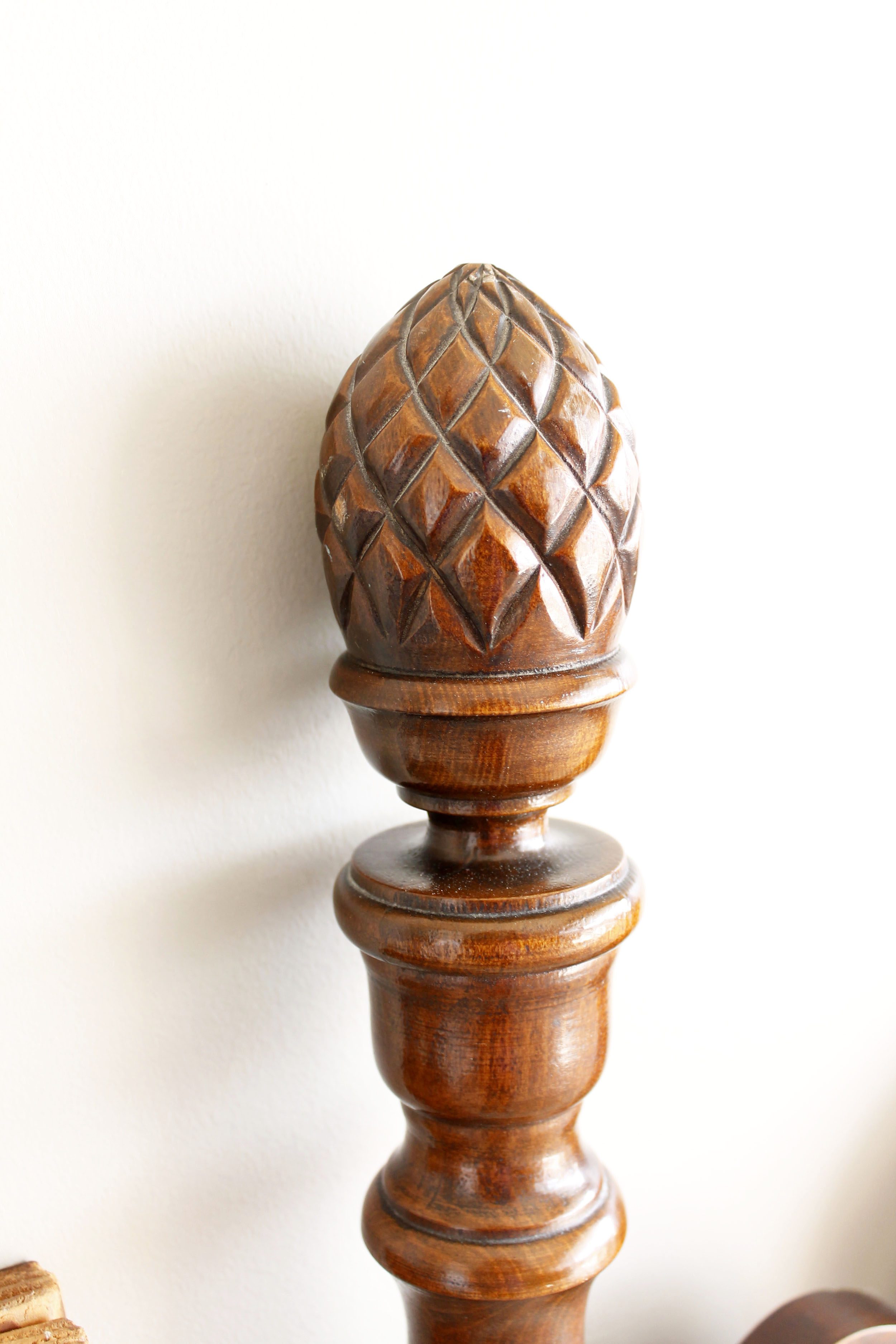 Vintage Walnut Twin Bedframe