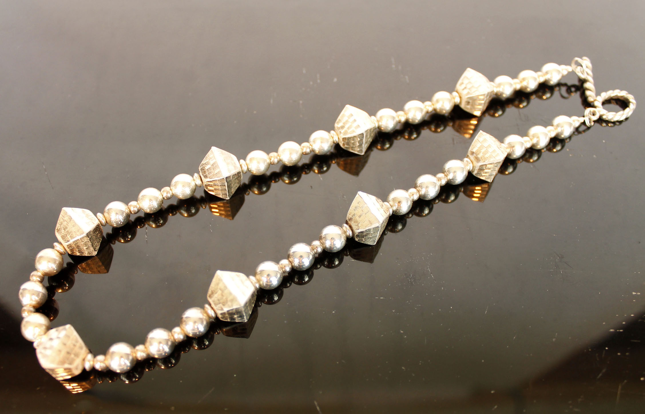 Modern Silver Tone Necklaces