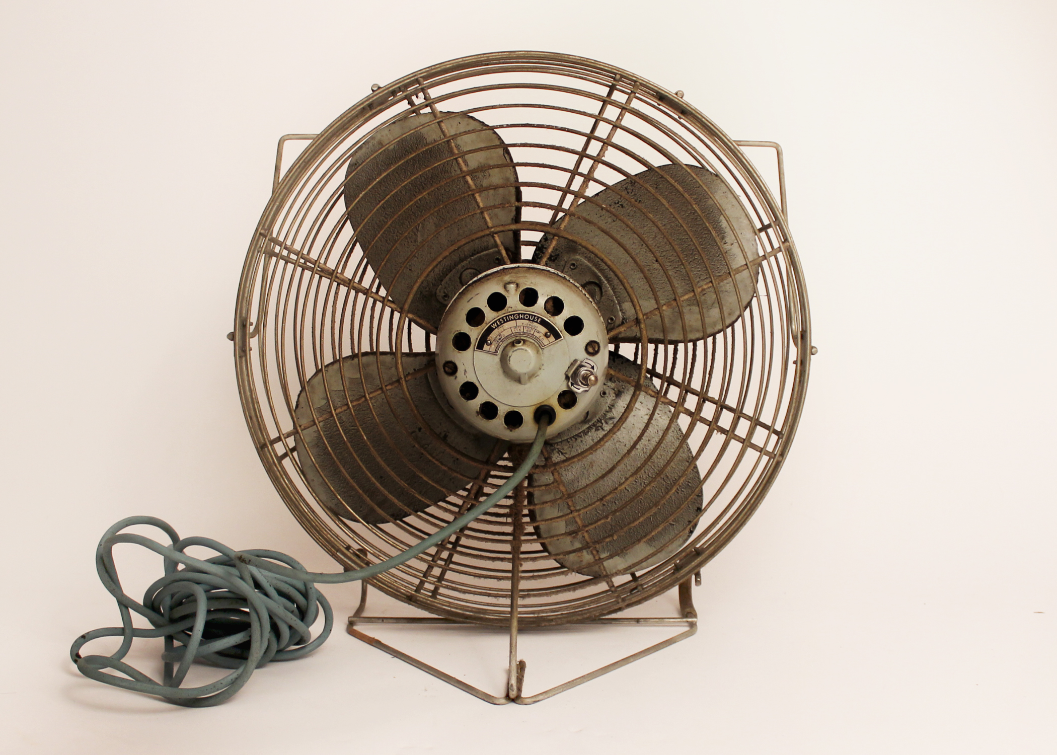 Vintage Westinghouse Industrial Metal Room Fan 