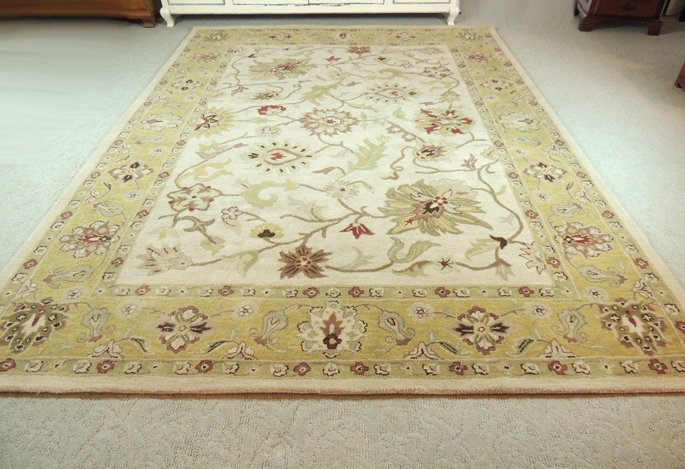 Indian Kaleen Delhi Wool Rug