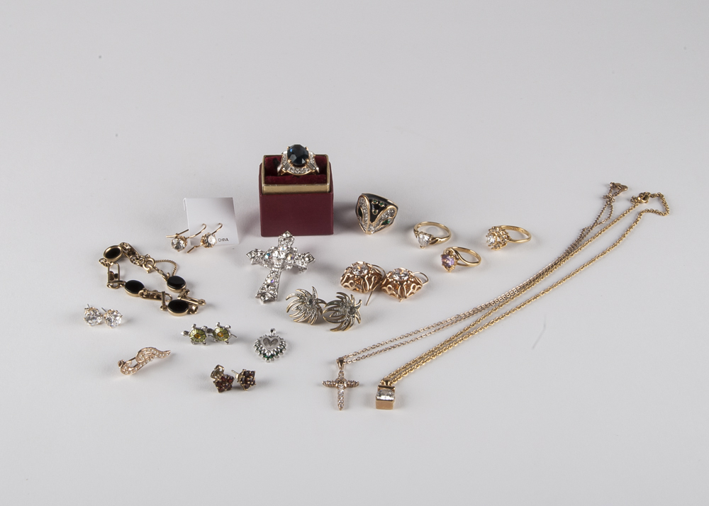 Assortment of Costume Jewelry