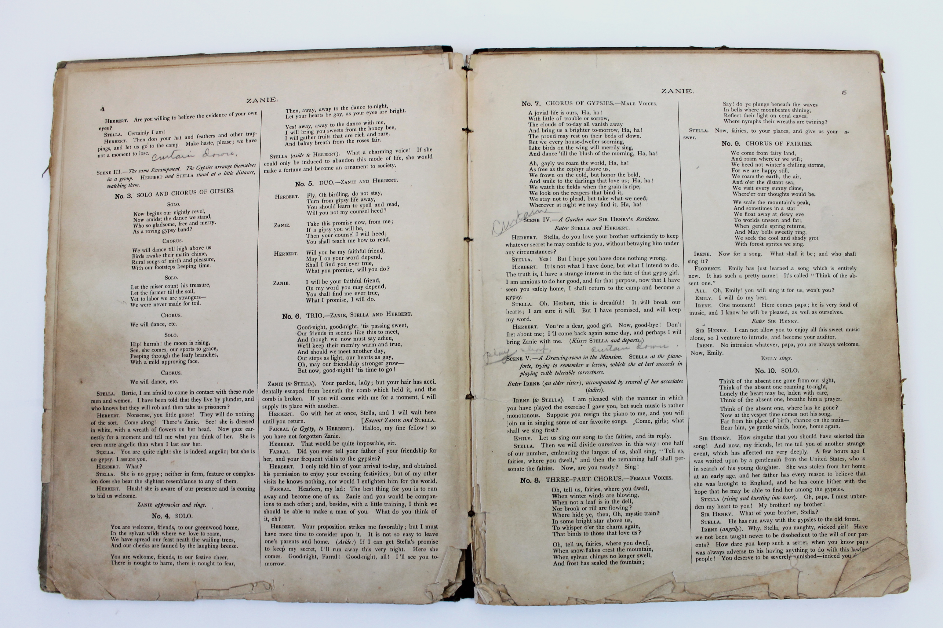 Set of Three 19th Century Music Books Sheet Music for Piano