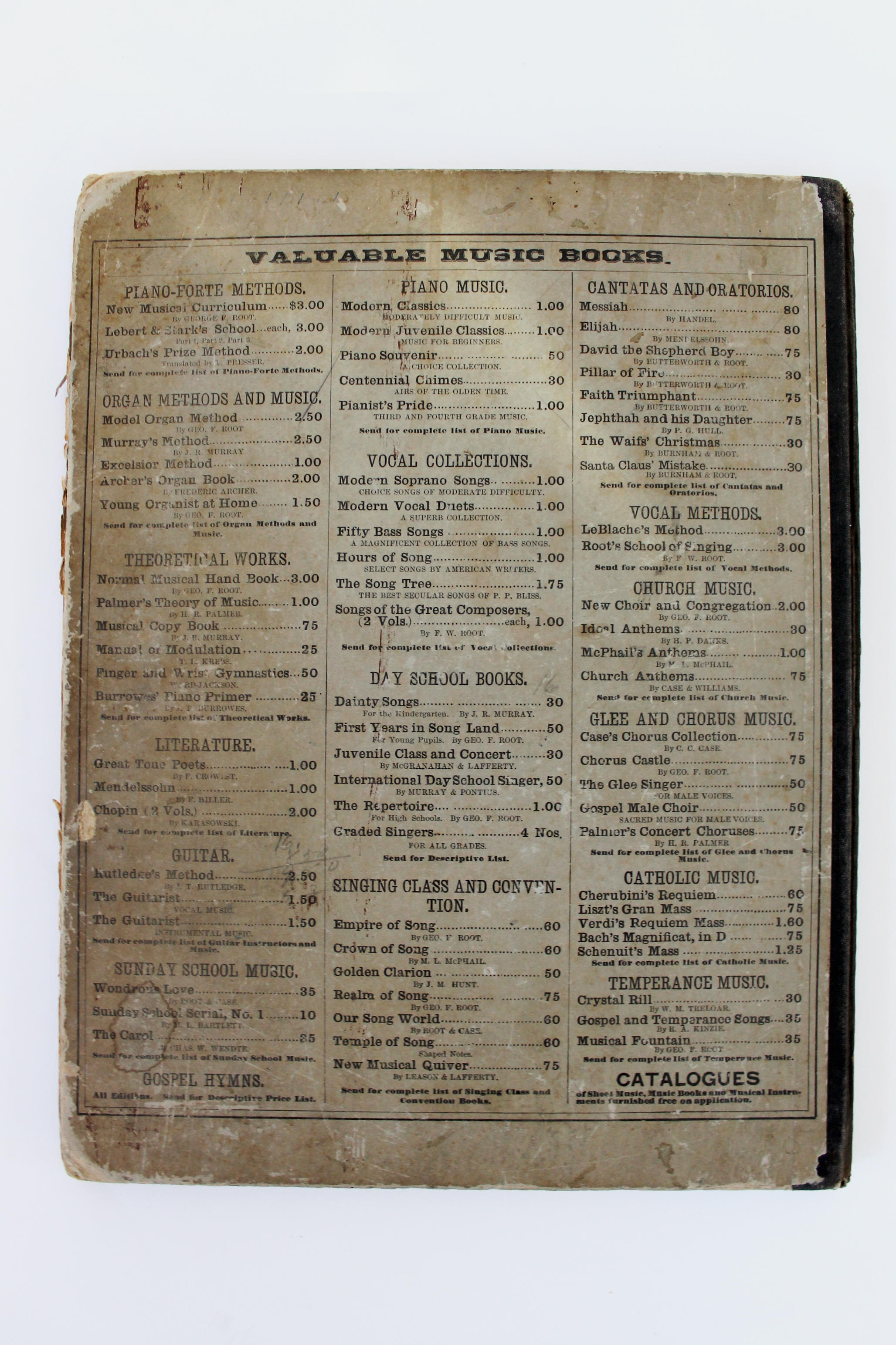 Set of Three 19th Century Music Books Sheet Music for Piano