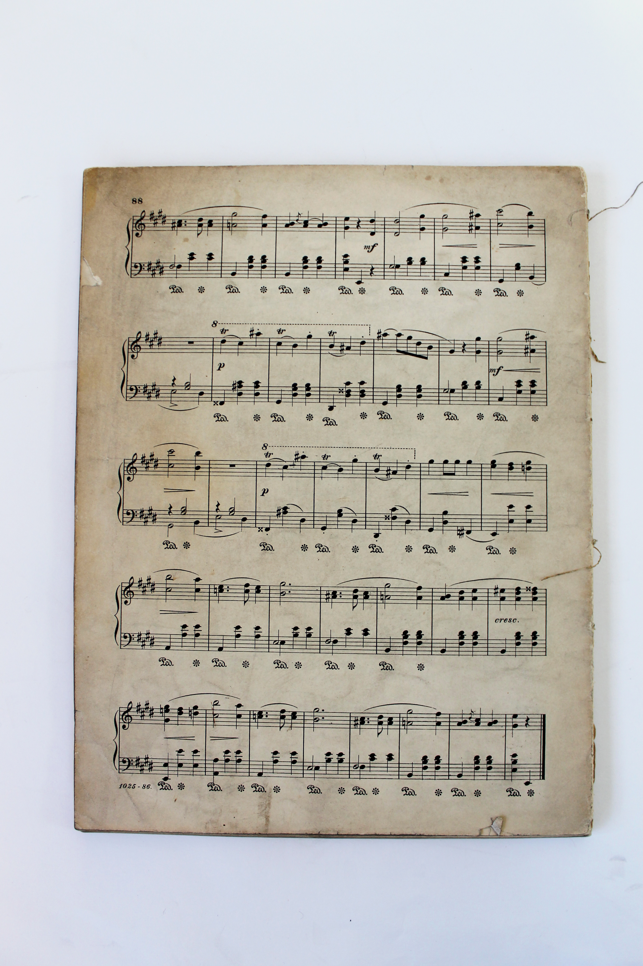 Set of Three 19th Century Music Books Sheet Music for Piano