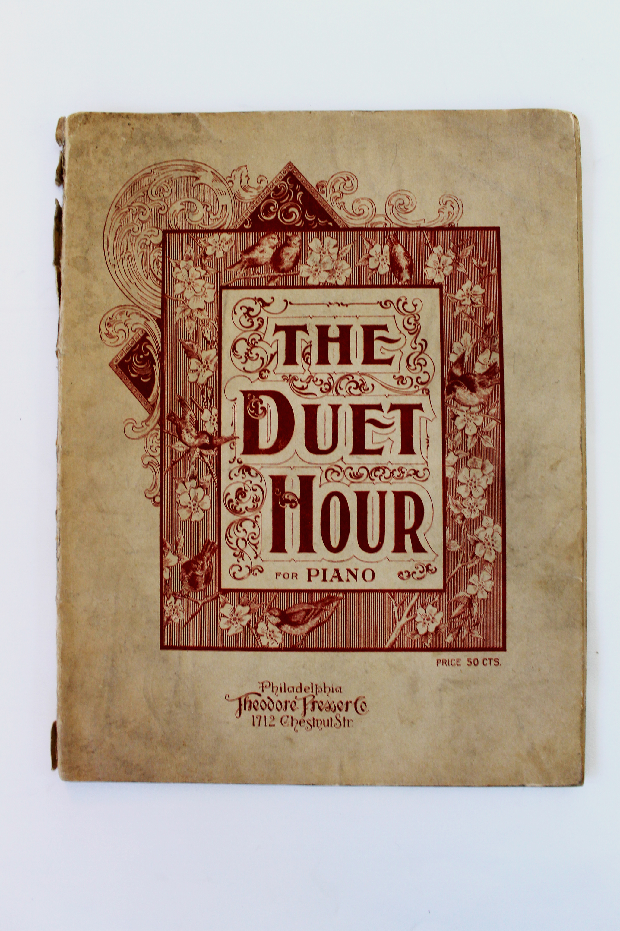 Set of Three 19th Century Music Books Sheet Music for Piano