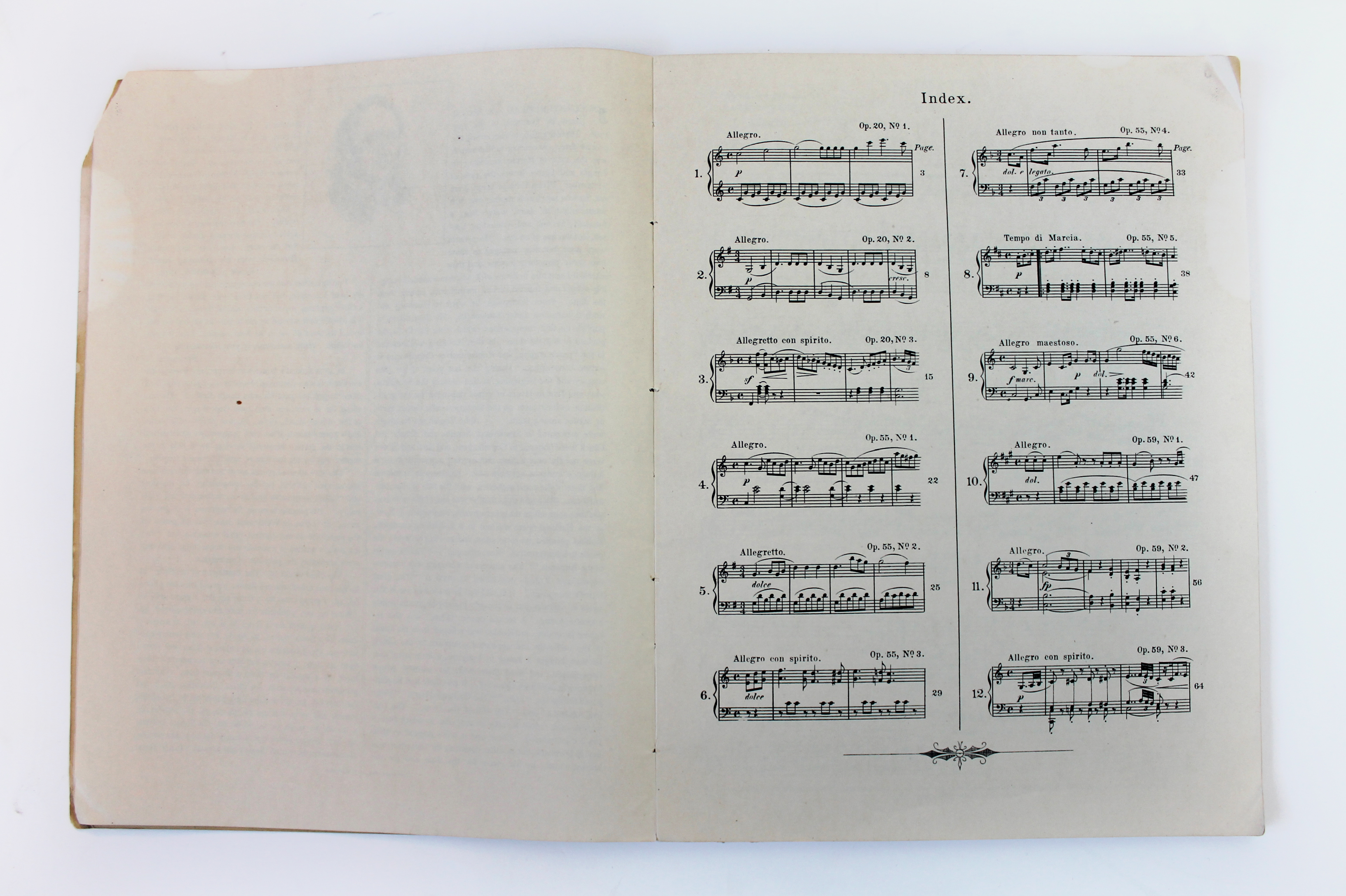 Set of Three 19th Century Music Books Sheet Music for Piano