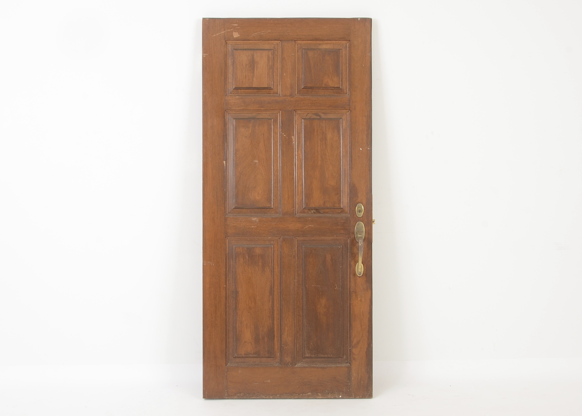Vintage Solid Brazalian Hardwood Exterior Door