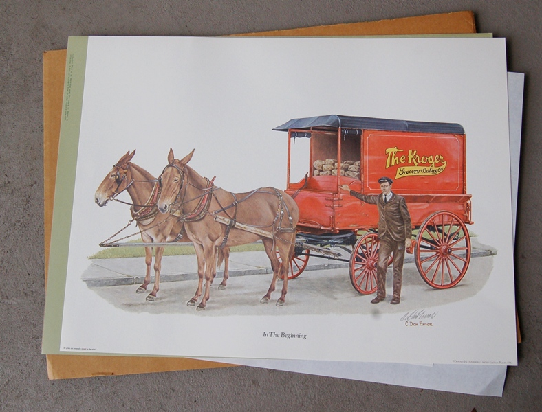 "In the Beginning" Signed Kroger Art Print by C. Don Ensor