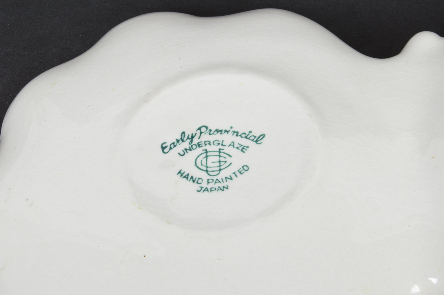 Assortment of Ucagco PY Early Provincial Rooster and Roses Dishes