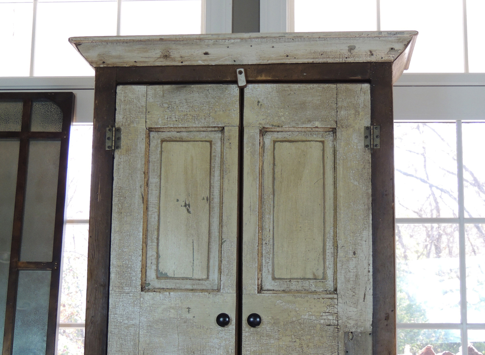 Reclaimed Barn Wood Pantry Cabinet