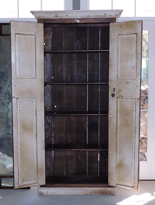 Reclaimed Barn Wood Pantry Cabinet