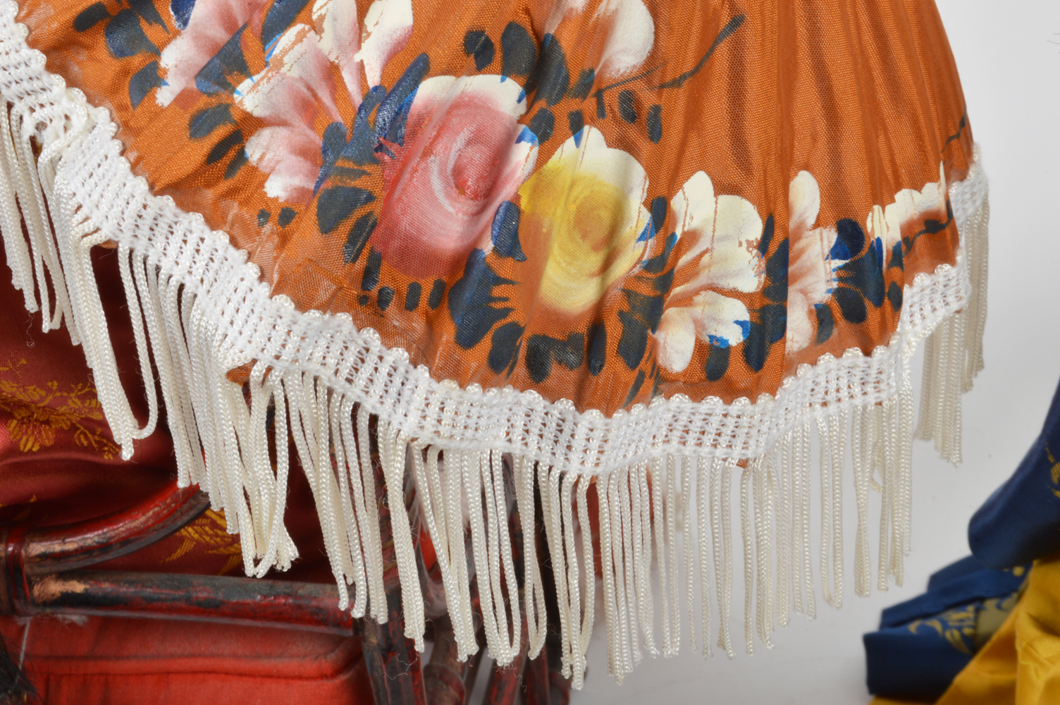 Pair of Large Hand Painted Porcelain Orma Dolls