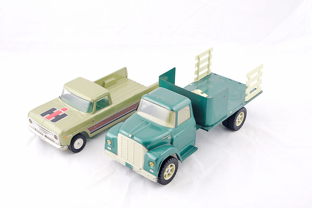 Set of Two Toy Trucks by Ertl