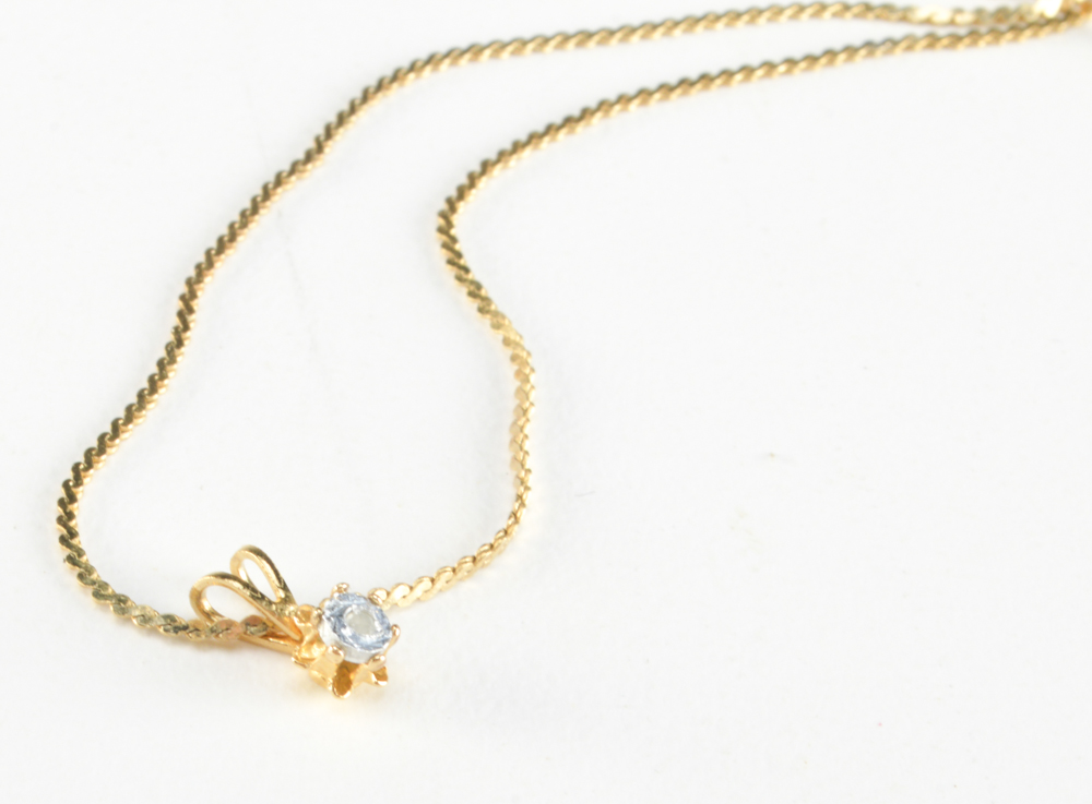 Vintage Ladie's Watch and Rhinestone Pendant Necklace