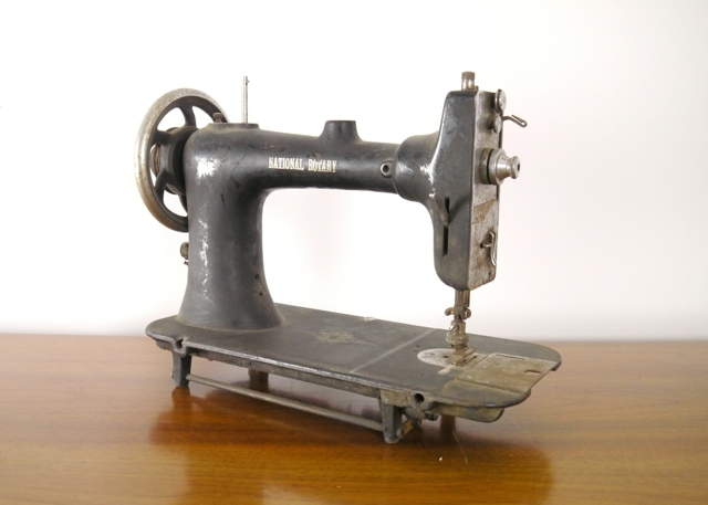 Vintage National Rotary Sewing Machine 