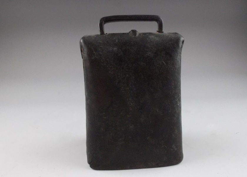 Vintage Riveted Cast Iron Cow Bell