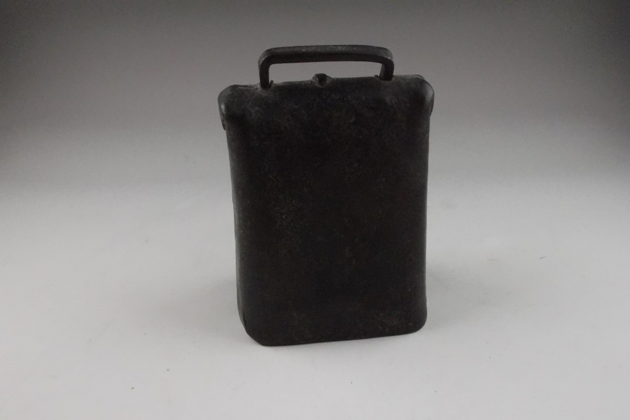 Vintage Riveted Cast Iron Cow Bell