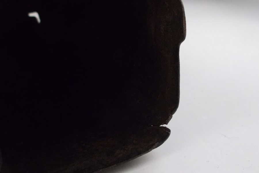 Vintage Riveted Cast Iron Cow Bell